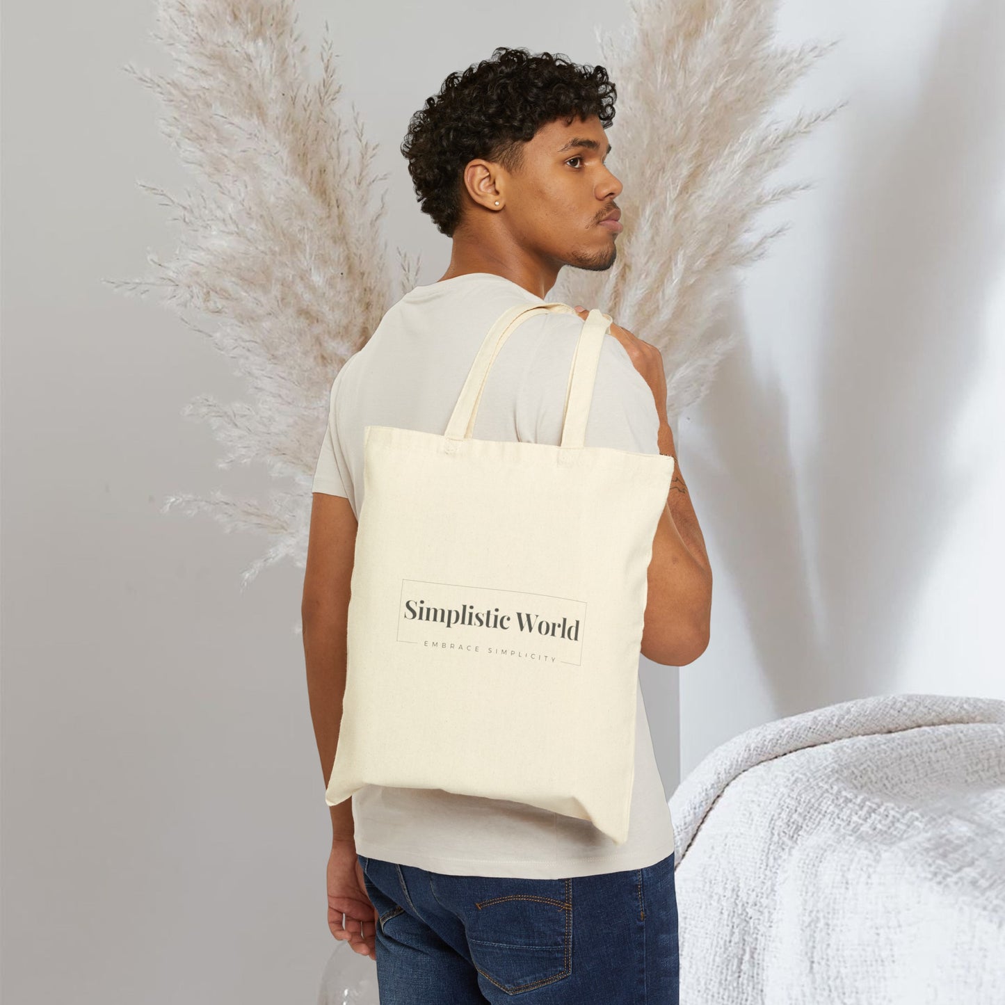 Simplistic World Tote Bag