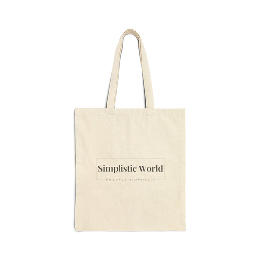 Simplistic World Tote Bag